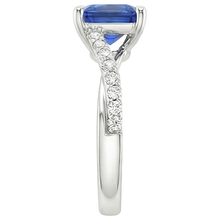 Afbeelding in Gallery-weergave laden, echte round diamant 3.75karaat ring profielweergave