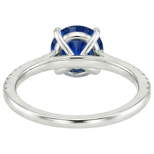 Afbeelding in Gallery-weergave laden, echte round diamant 2.50karaat ring op wit