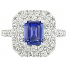 Afbeelding in Gallery-weergave laden, echte round diamant 3karaat ring close-up detail