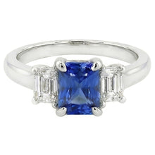 Afbeelding in Gallery-weergave laden, echte diamant 1.25karaat ring zijaanzicht