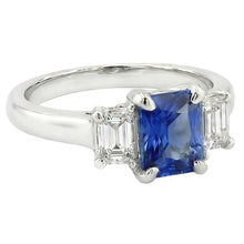 Afbeelding in Gallery-weergave laden, echte diamant 1.25karaat ring close-up detail