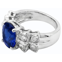Afbeelding in Gallery-weergave laden, echte round diamant 2.50karaat ring close-up detail