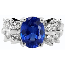 Afbeelding in Gallery-weergave laden, echte round diamant 2.50karaat ring profielweergave