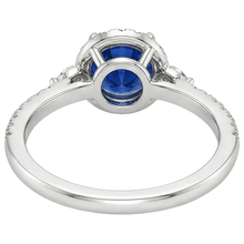 Afbeelding in Gallery-weergave laden, echte round diamant 3karaat ring op wit