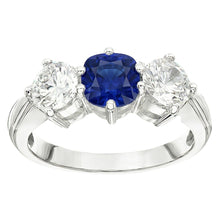 Afbeelding in Gallery-weergave laden, Natuurlijke Saffier Ring 5.50ct - Witgoud 14K