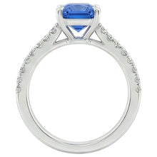 Afbeelding in Gallery-weergave laden, echte round diamant 3.50karaat ring bovenaanzicht