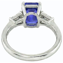 Afbeelding in Gallery-weergave laden, echte diamant 2.50karaat ring zijaanzicht