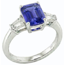 Afbeelding in Gallery-weergave laden, echte diamant 2.50karaat ring close-up detail