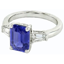 Afbeelding in Gallery-weergave laden, echte diamant 2.50karaat ring profielweergave