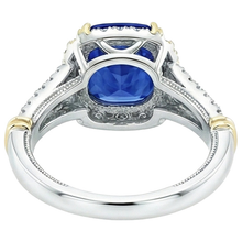 Afbeelding in Gallery-weergave laden, echte round diamant 3.25karaat ring op wit