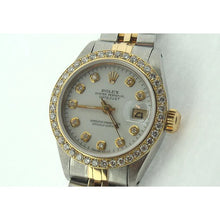 Afbeelding in Gallery-weergave laden, diamanten Datum-just horloge Rolex