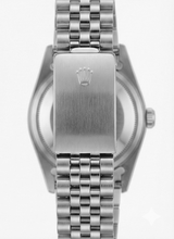 Afbeelding in Gallery-weergave laden, Dames Rolex Datumjust horloge roestvrij staal champagne stok wijzerplaat