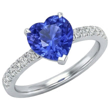 Afbeelding in Gallery-weergave laden, echte round diamant 2karaat ring vooraanzicht