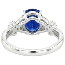 Afbeelding in Gallery-weergave laden, echte round diamant 3.50karaat ring bovenaanzicht