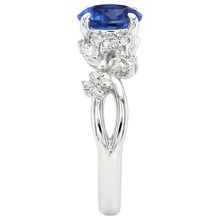 Afbeelding in Gallery-weergave laden, echte marquise diamant 2karaat ring profielweergave