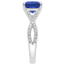 Afbeelding in Gallery-weergave laden, echte round diamant 3.25karaat ring profielweergave