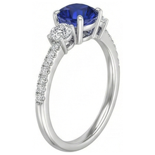Afbeelding in Gallery-weergave laden, echte round diamant 3.50karaat ring op wit