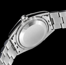 Afbeelding in Gallery-weergave laden, Datejust Rolex 36mm Grijze Wijzerplaat met Streepindexen Roestvrij Staal Horloge Oyster-armband