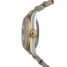 Afbeelding in Gallery-weergave laden, Datumjust Rolex-horloge voor dames, tweekleurige grijze Romeinse wijzerplaat