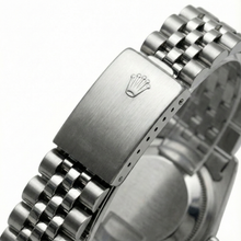 Afbeelding in Gallery-weergave laden, Datumjust Stok-wijzerplaat met gecanneleerde rand Horloge Rolex Roestvrijstalen jubileum