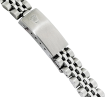 Afbeelding in Gallery-weergave laden, Datumjust roestvrijstalen jubileum dameshorloge Rolex diamanten rand