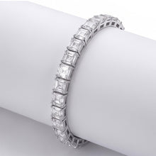 Afbeelding in Gallery-weergave laden, De Duurste Armband Met Asscher Natuurlijke uit de aarde gewonnen Diamanten