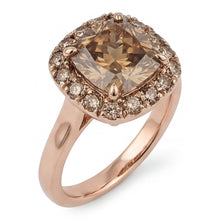Afbeelding in Gallery-weergave laden, Designer Halo Ring met Woestijn Diamant Diamant – 2 karaat