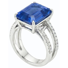 Afbeelding in Gallery-weergave laden, echte round diamant 4.50karaat ring profielweergave