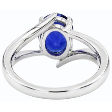 Afbeelding in Gallery-weergave laden, echte round diamant 2.50karaat ring zijaanzicht