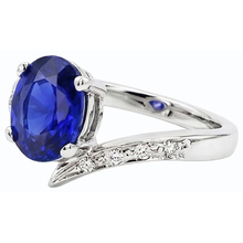 Afbeelding in Gallery-weergave laden, echte round diamant 2.50karaat ring op wit