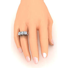 Afbeelding in Gallery-weergave laden, Diamant Band Echt 3 Steen Goud Wit