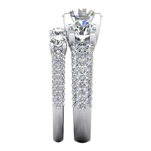Afbeelding in Gallery-weergave laden, Diamanten Effenen Verlovingsring 4.11 Karaat Wit Goud 14K Nieuw