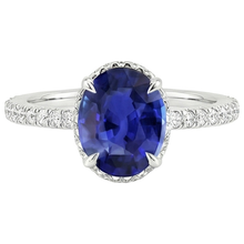Afbeelding in Gallery-weergave laden, echte round diamant 4karaat ring op wit