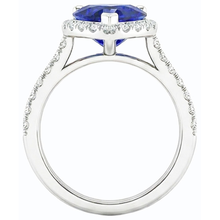 Afbeelding in Gallery-weergave laden, echte round diamant 3.50karaat ring op wit
