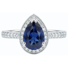 Afbeelding in Gallery-weergave laden, echte round diamant 4karaat ring profielweergave