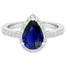 Afbeelding in Gallery-weergave laden, echte round diamant 3.75karaat ring bovenaanzicht