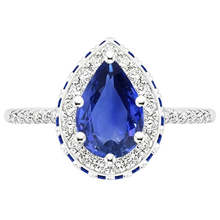 Afbeelding in Gallery-weergave laden, echte round diamant 5.25karaat ring profielweergave