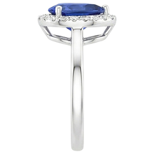 Afbeelding in Gallery-weergave laden, echte round diamant 4karaat ring op wit