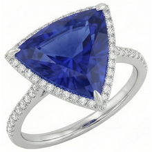 Afbeelding in Gallery-weergave laden, echte round diamant 4karaat ring zijaanzicht