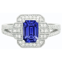 Afbeelding in Gallery-weergave laden, echte round diamant 2.50karaat ring bovenaanzicht
