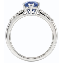 Afbeelding in Gallery-weergave laden, echte round diamant 1.50karaat ring profielweergave