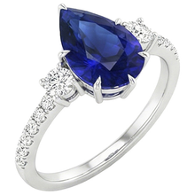 Afbeelding in Gallery-weergave laden, echte round diamant 5.50karaat ring close-up detail