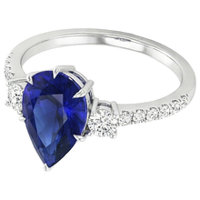 Afbeelding in Gallery-weergave laden, echte round diamant 5.50karaat ring bovenaanzicht