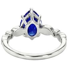 Afbeelding in Gallery-weergave laden, echte round diamant 2.50karaat ring close-up detail