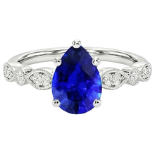 Afbeelding in Gallery-weergave laden, echte round diamant 2.50karaat ring profielweergave