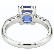 Afbeelding in Gallery-weergave laden, echte round diamant 3karaat ring close-up detail