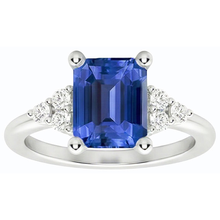 Afbeelding in Gallery-weergave laden, echte round diamant 3.50karaat ring profielweergave
