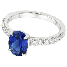 Afbeelding in Gallery-weergave laden, echte round diamant 4karaat ring close-up detail