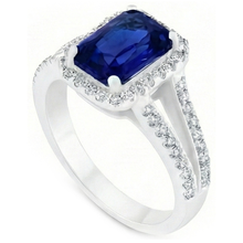 Afbeelding in Gallery-weergave laden, echte round diamant 5.50karaat ring profielweergave