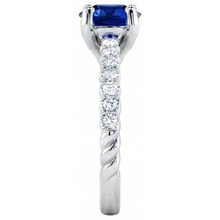 Afbeelding in Gallery-weergave laden, Diamanten Saffierring